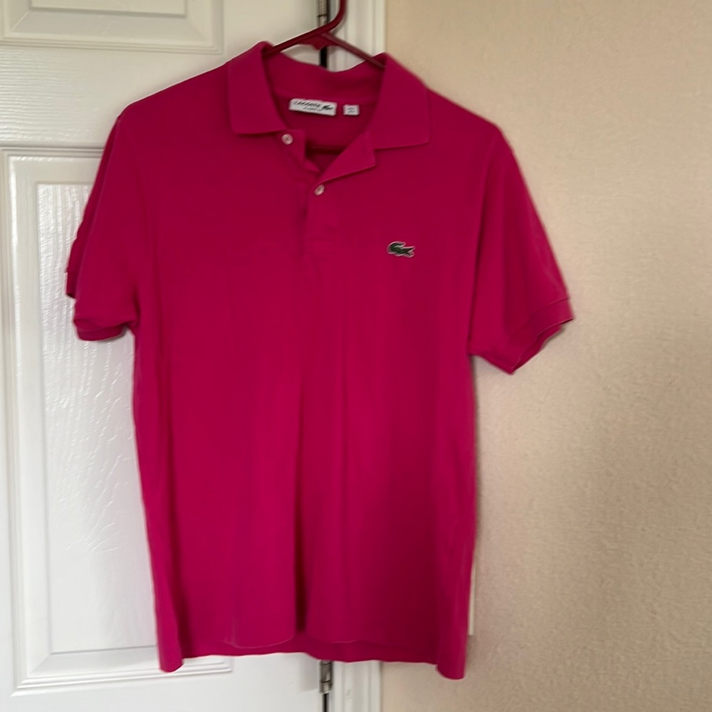 Lacoste Fuschia Polo